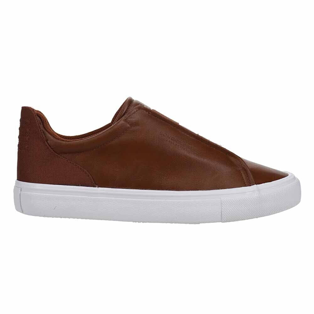 London Fog Francis Low Slip On Mens Brown Sneakers Casual Shoes CL30373M-T