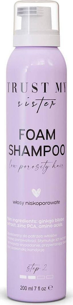 Шампунь для волос Trust Trust My Sister Foam Shampoo szampon do włosów niskoporowatych 200ml