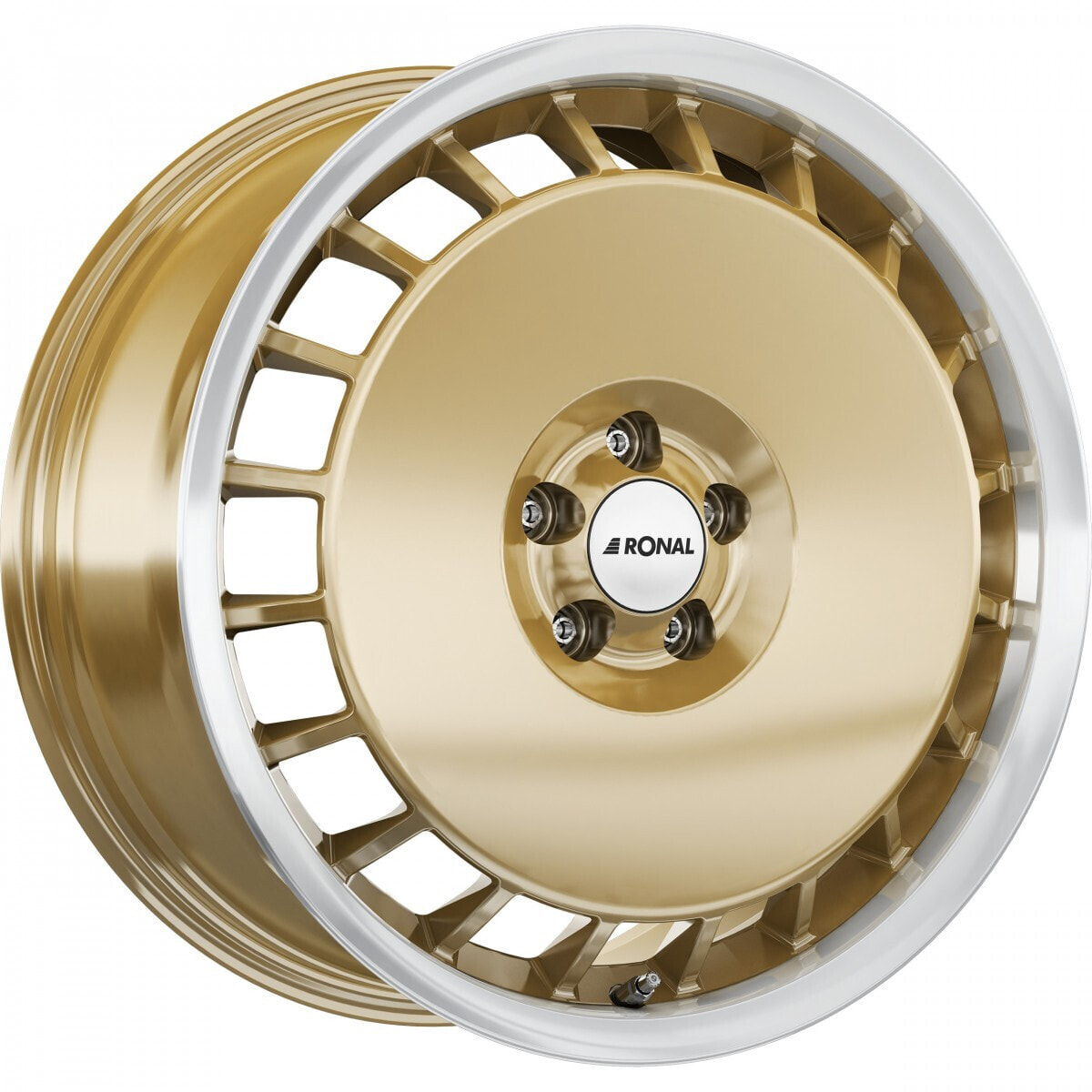 Колесный диск литой Ronal R50 Aero racing-gold-hornkopiert 7.5x16 ET38 - LK4/100 ML68