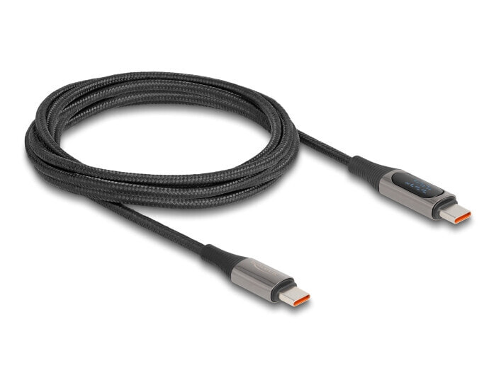 86809 - Sync- & Ladekabel USB-C -> C Ladedisplay 100 W 2 m