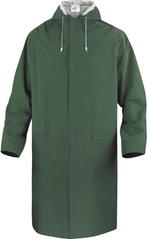 DELTA PLUS Raincoat, 1.2 m, hood, green XXL (MA305VEXX2)