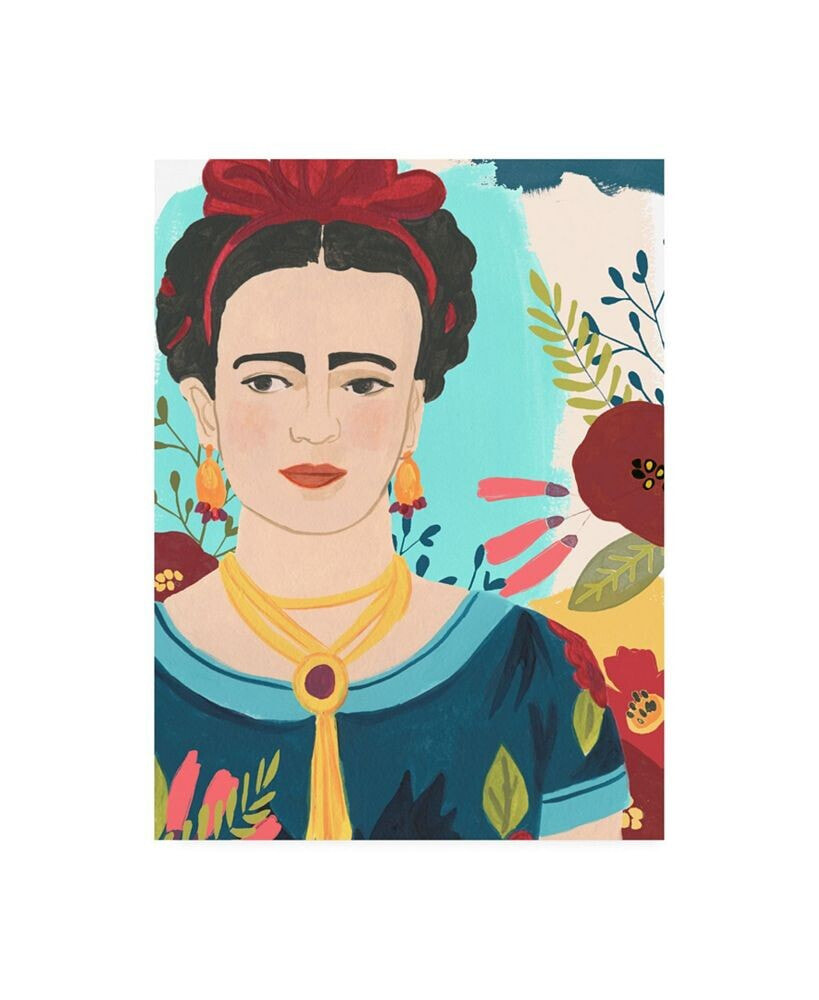 Trademark Global june Erica Vess Frida's Garden I Canvas Art - 15.5