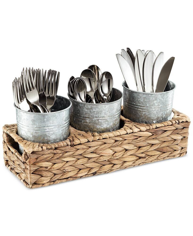 Artland 4-Pc. Masonware Garden Terrace Flatware Caddy