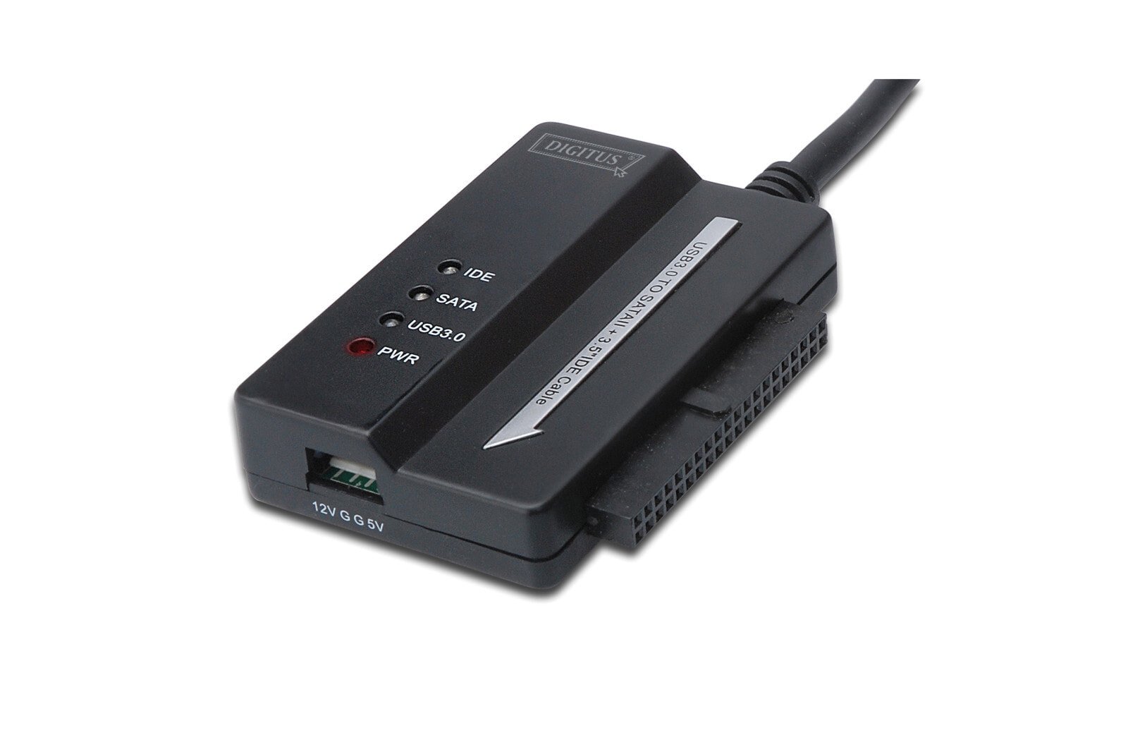 Digitus USB 3.0 - IDE & SATA USB 3.0, M 2.5/3.5 IDE & SATA Черный DA-70325