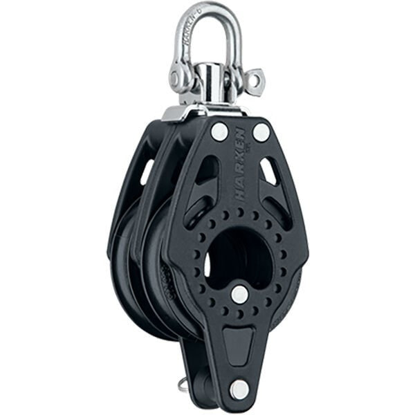 HARKEN 57 mm Double Pulley With Shackle