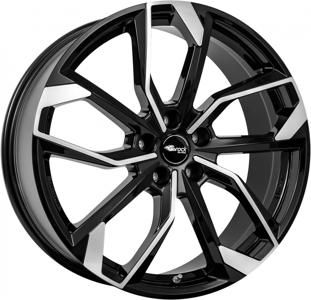 Колесный диск литой RC-Design RC34 schwarz front-poliert - DEMO1 8x19 ET25 - LK5/112 ML57.1