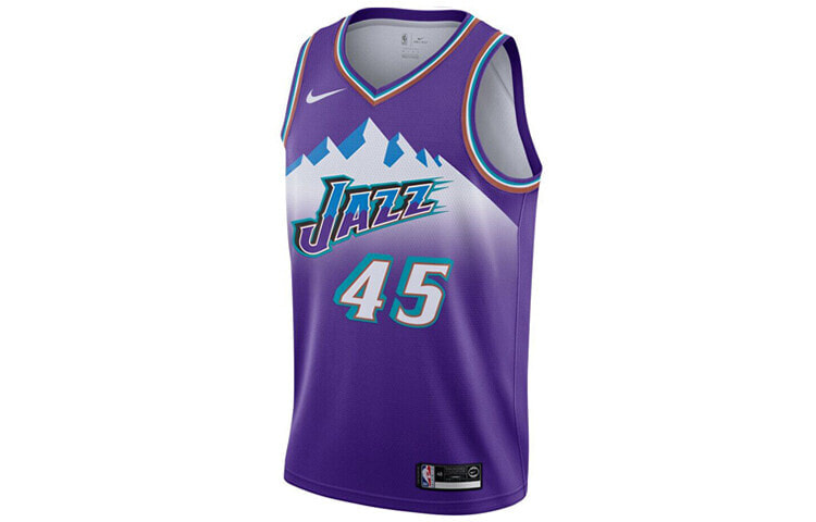 Nike X NBA Utah Jazz Donovan Mitchell Classic Edition Swingman Jersey Purple Nike L 11589 Nike