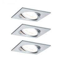 PAULMANN 934.92 - Recessed lighting spot - 3 bulb(s) - LED - 2700 K - 460 lm - Aluminium