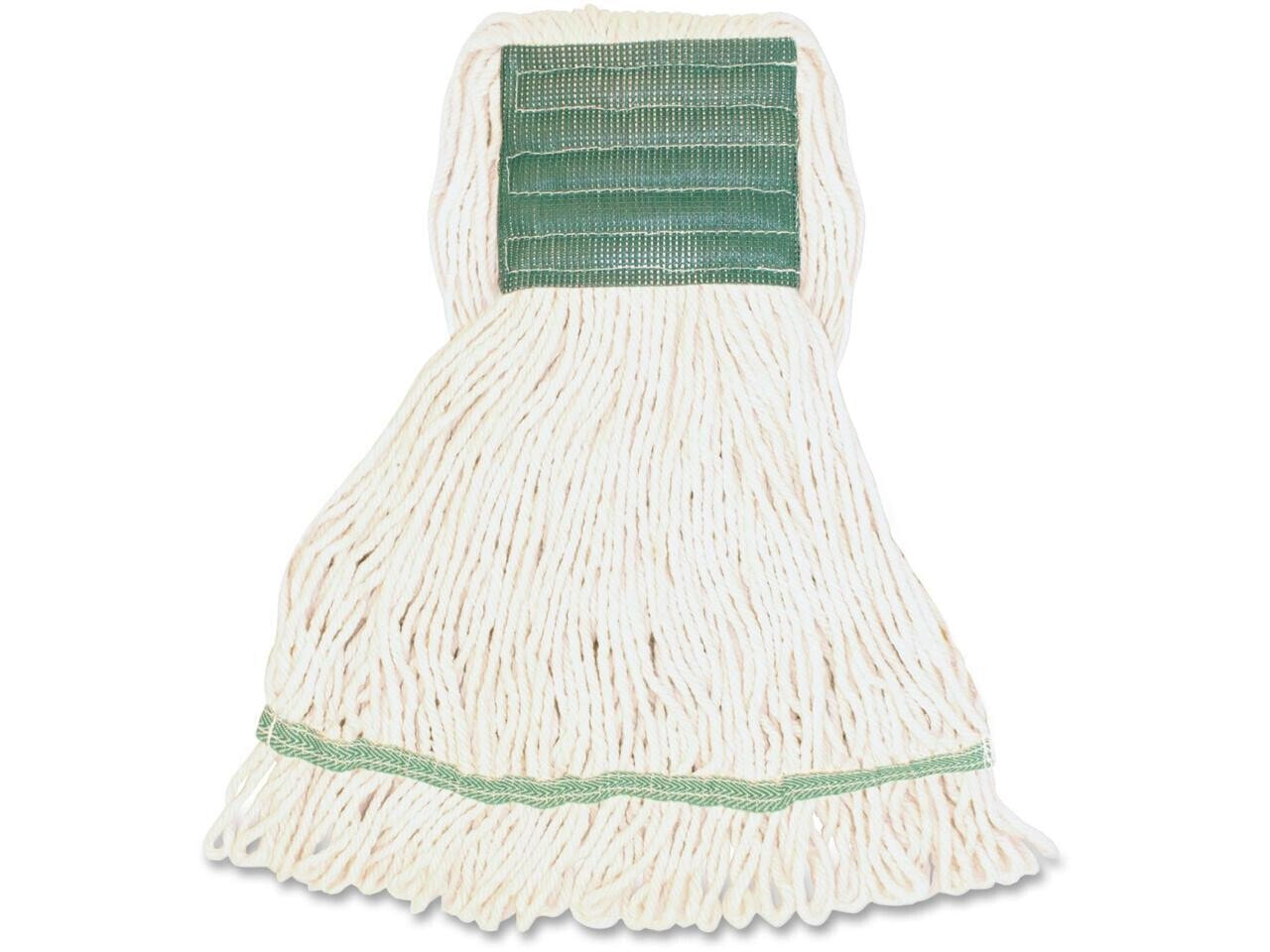 Gojo Synthetic Blend Wide Band Looped Mop 16oz. White MWH5BEA