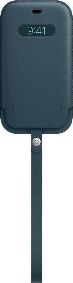 Кожаный чехол с MagSafe для iPhone 12  12 Pro - Балтийский синий