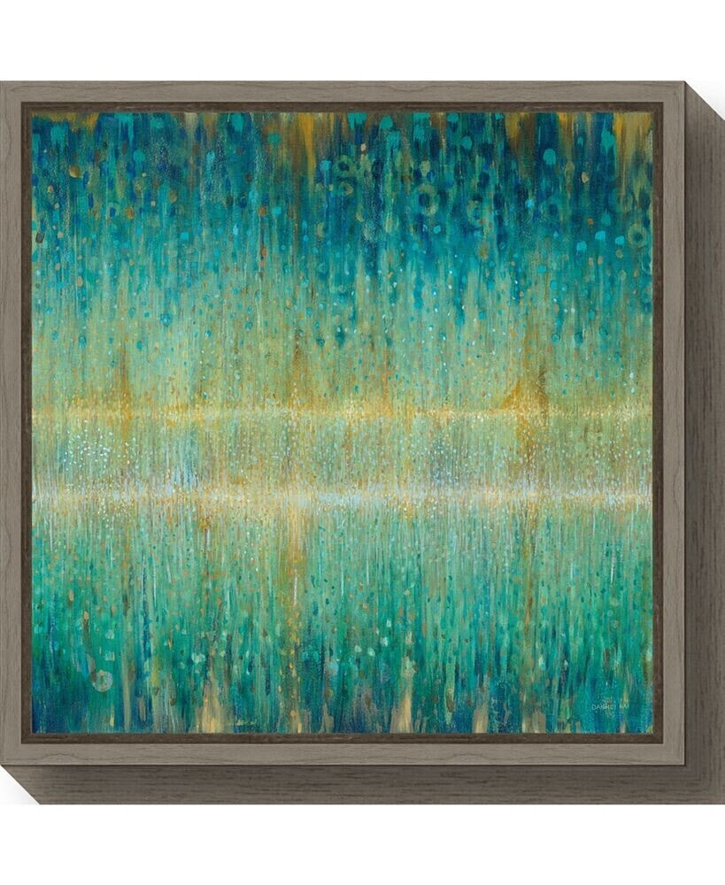 Amanti Art rain Abstract I by Danhui Nai Canvas Framed Art