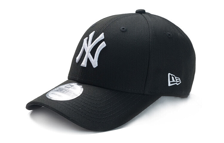 New Era 纽亦华 MLB系列 NY 大LOGO 立体刺绣 弯檐棒球帽 黑色vibe风 / New Era MLB NY LOGO Vibe Hat