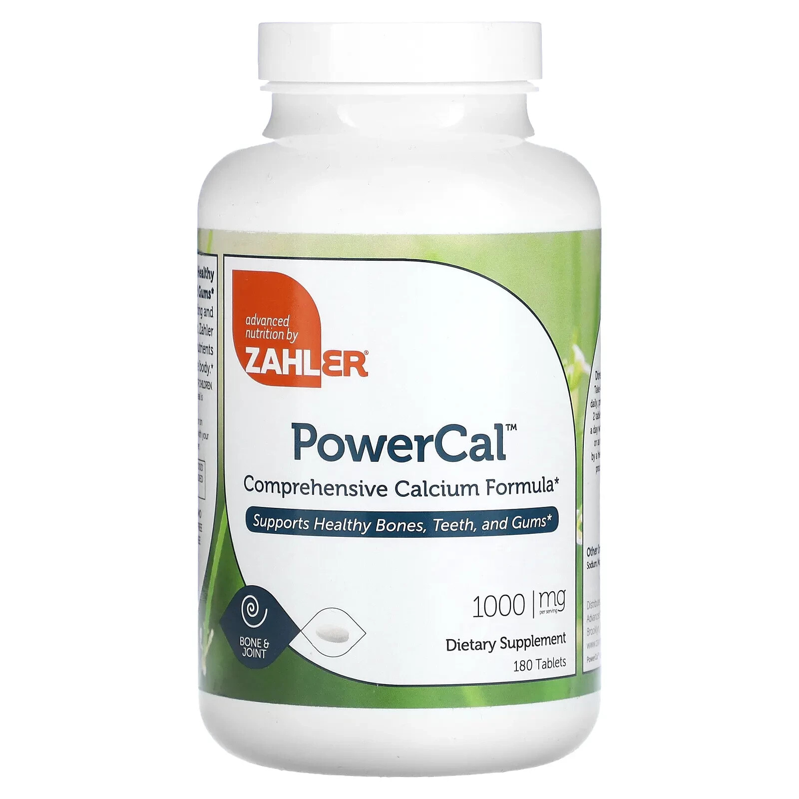 Zahler, PowerCal, Comprehensive Calcium Formula, 250 mg, 180 Tablets