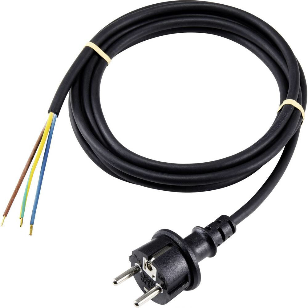 BASETech XR-1638081 кабель питания Черный 3 m Силовая вилка тип F