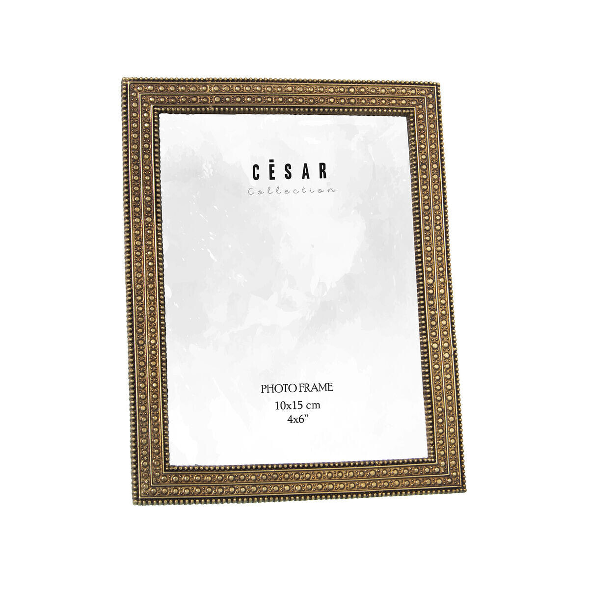 Photo frame Alexandra House Living Golden Plastic 13 x 1 x 18 cm