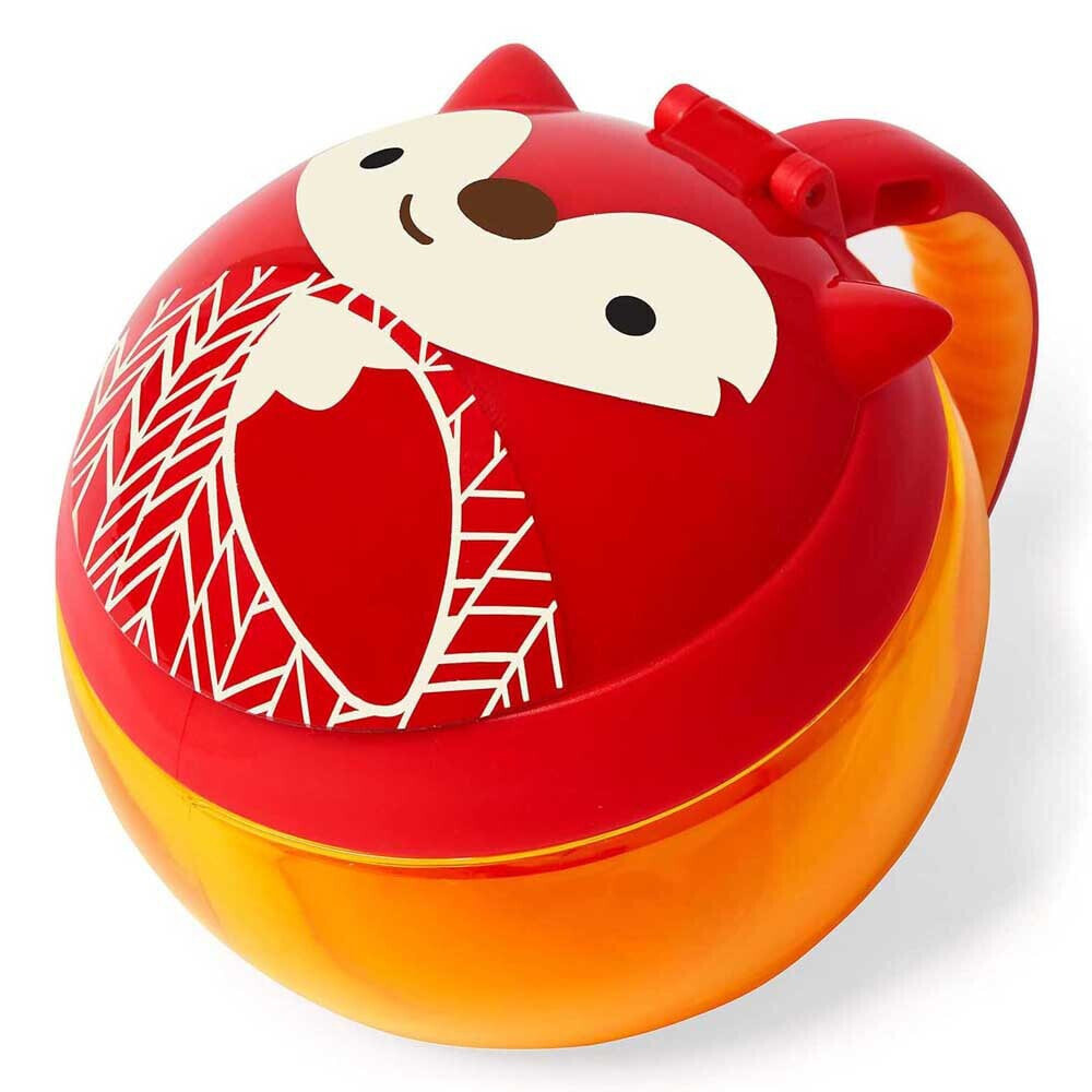 SKIP HOP Zoo Snack Cup Fox Lunch Bag