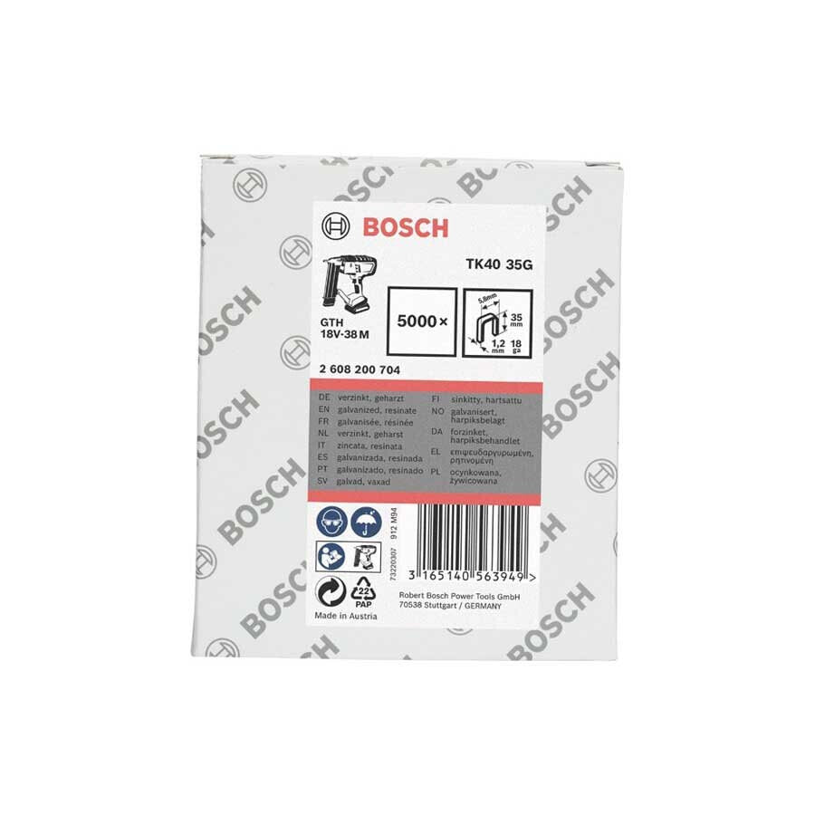 BOSCH Staple TK40 35G 5.8x1.2x35 mm 5000 units