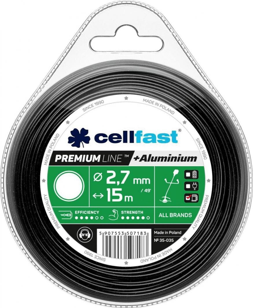 Cellfast cutting line premium 2,7mm / 15m, round (35-035)