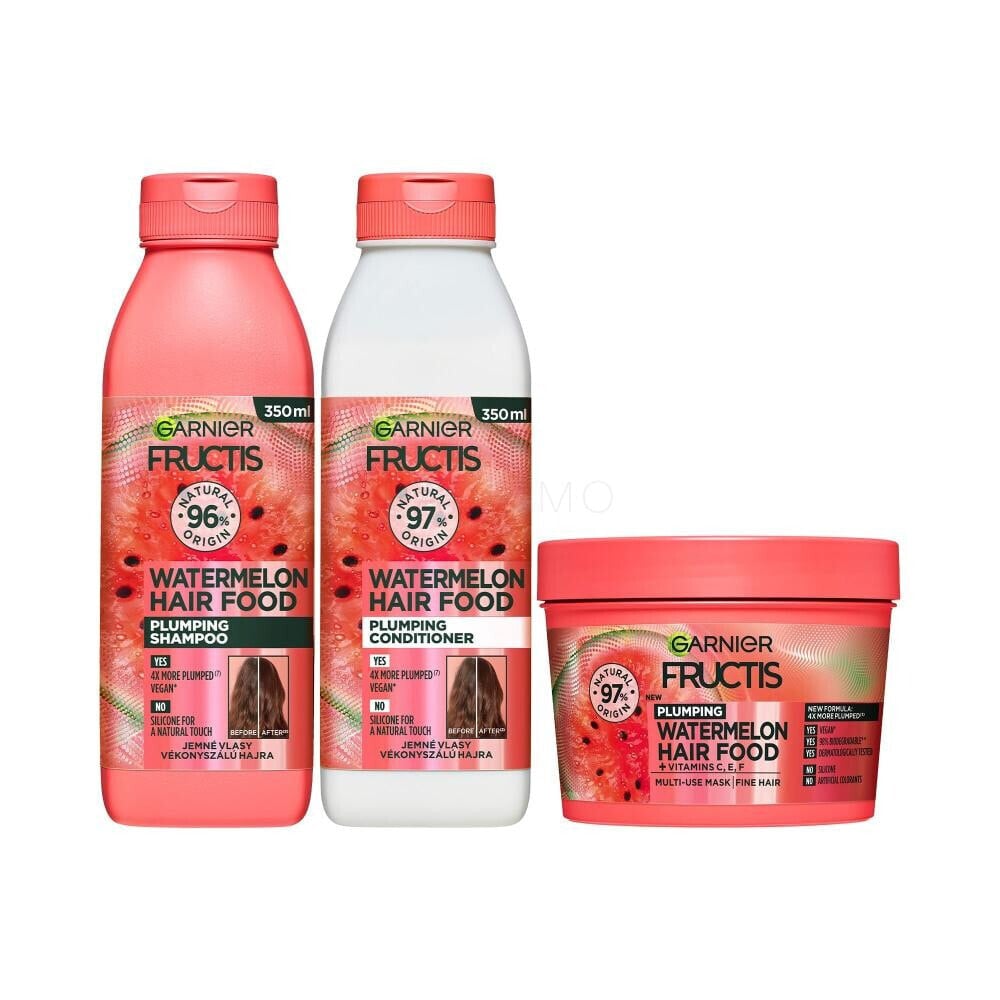 Garnier Fructis Hair Food Watermelon Plumping Mask 400 ml haarmaske für Frauen