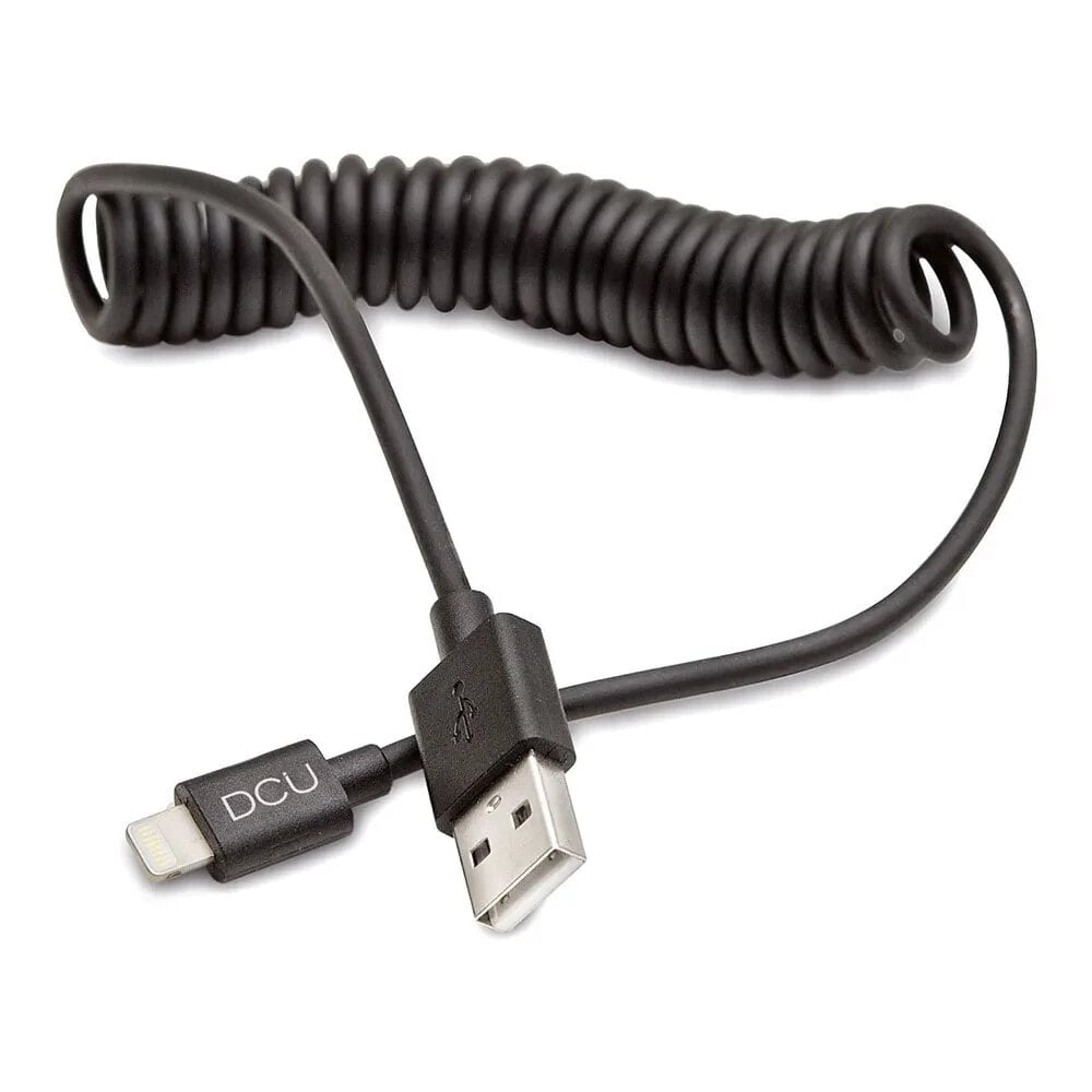 DCU Tecnologic Connection USB-Mfi iPhone 5/6/7/8/X/XR/XS Curly 1.5m