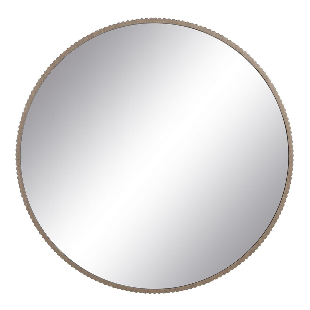 Настенное зеркало Натуральный Стеклянный Деревянный MDF 89,5 x 4,5 x 89,5 cm