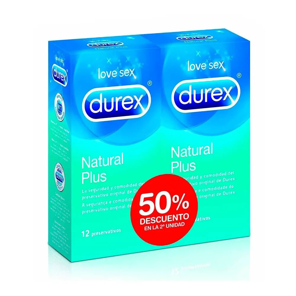 DUREX Natural Plus Duplo 12 Units