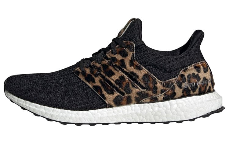 adidas Ultraboost DNA Leopard 耐磨 低帮 跑步鞋 男女同款 黑棕 / Кроссовки Adidas Ultraboost DNA Leopard FZ2731