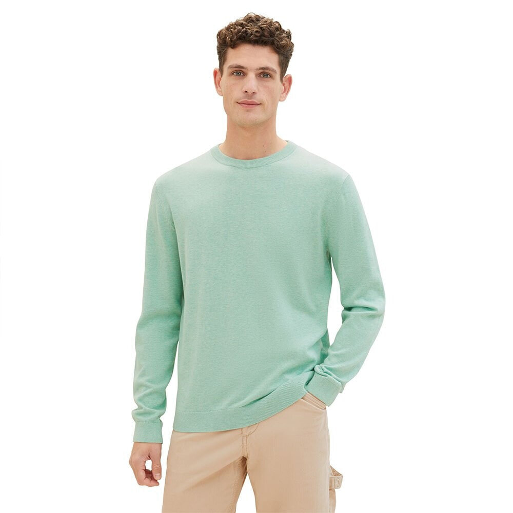 TOM TAILOR 1039810 Basic Knit Crew Neck Sweater