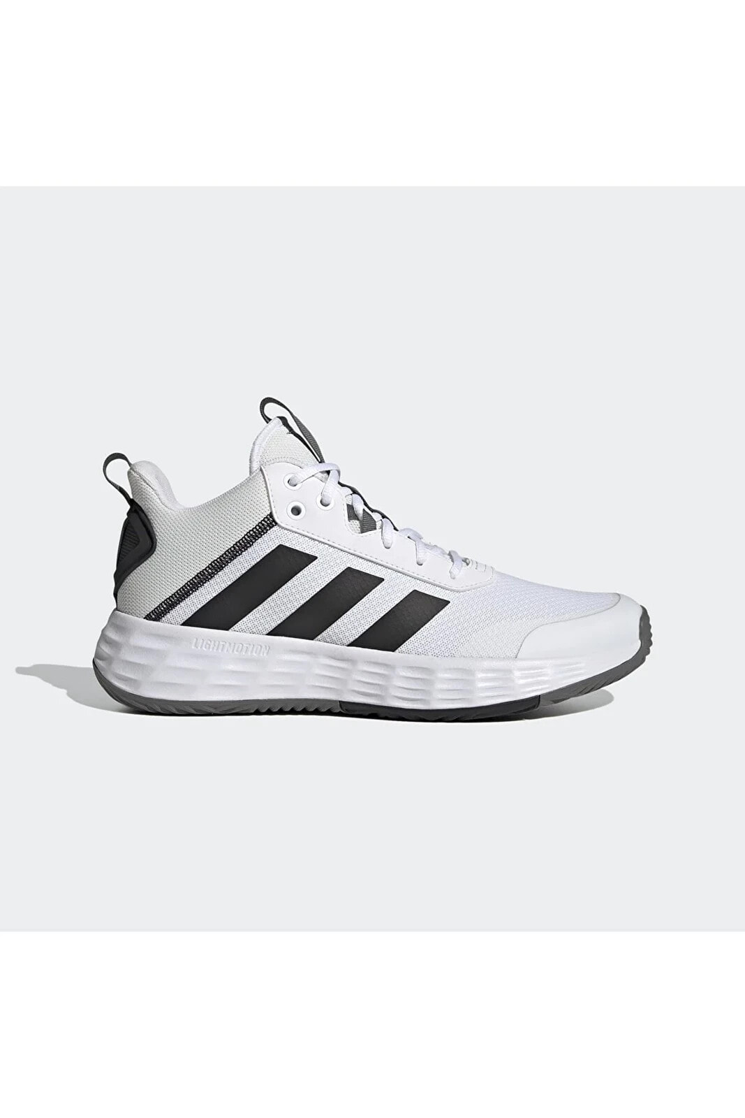 H00469 Adidas Ownthegame 2.0 Beyaz Siyah Basketbol Ayakkabısı