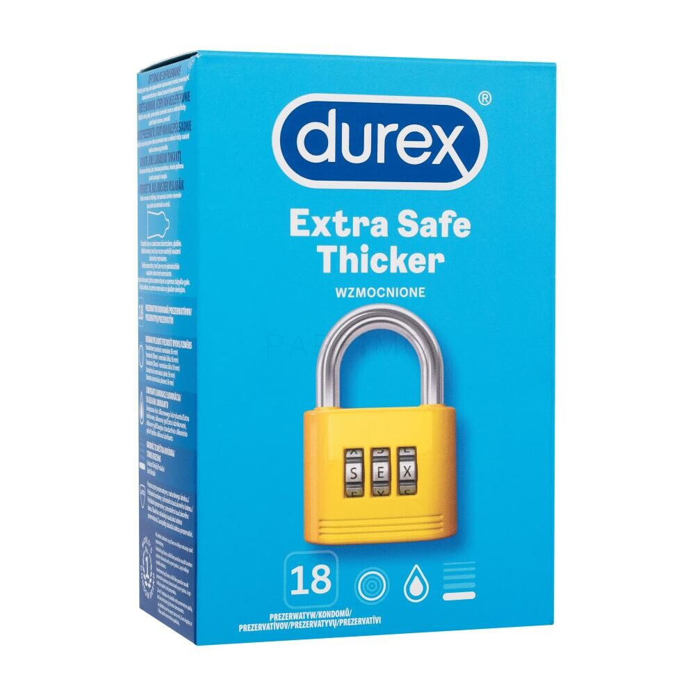 Durex Extra Safe Thicker 24 St. kondom für Herren Kondom 24 St.