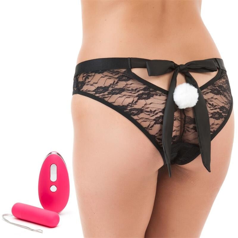 Эротическое белье Happy Rabbit Panty Stimulator Remote Control USB Pink