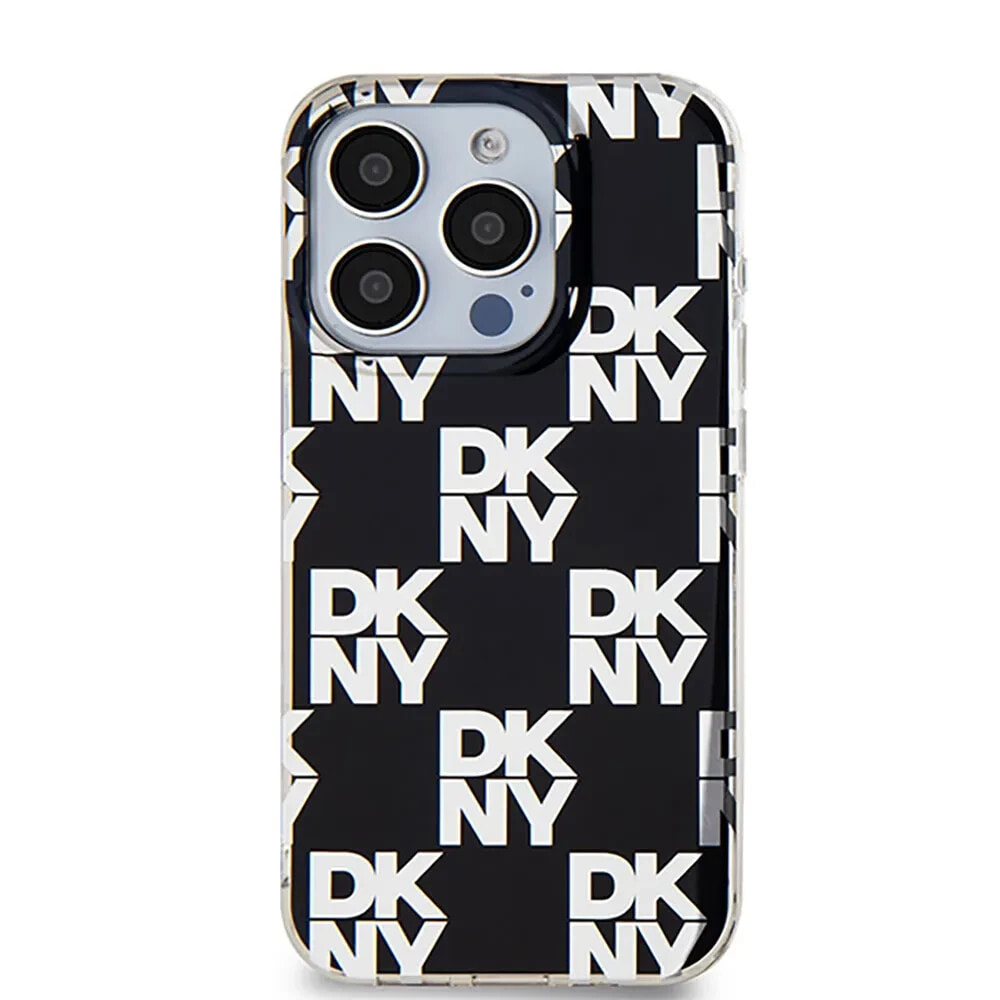 DKNY Dkhcp15Lhdlcek iPhone 15 Pro 6.1 Iml Checke Mono Pattern phone case