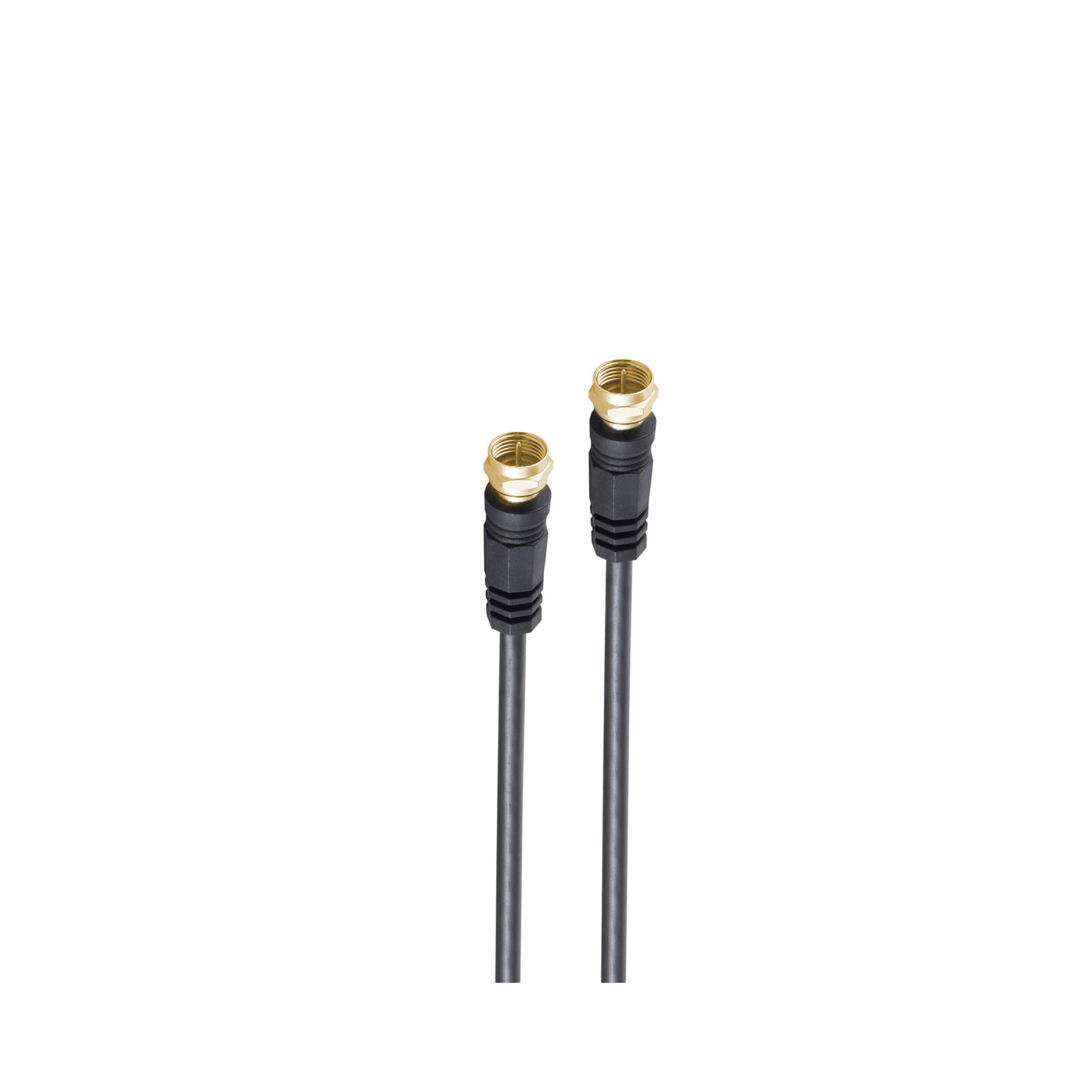 shiverpeaks BS80093-G-128CP-S коаксиальный кабель 2,5 m F Черный