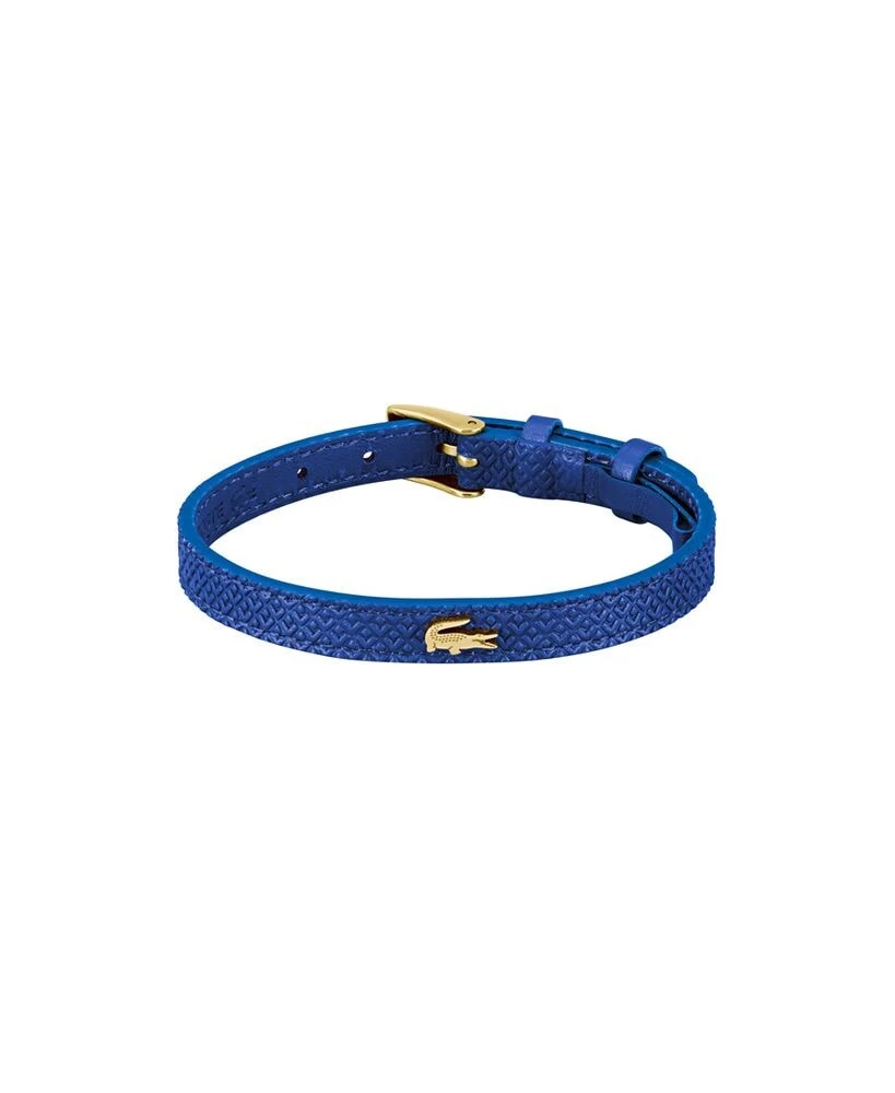 Lacoste women's 12. 12 Blue Leather Bracelet