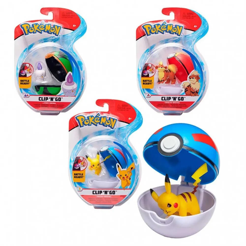 BIZAK Pokemon Clip N Go Assorted Figure