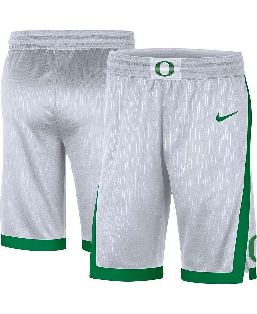 Nike men's White Oregon Ducks Replica Performance Shorts