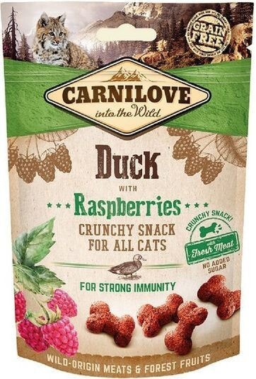 CARNILOVE Duck with Raspberries сухой корм для кошек 50 g Adult (animal) Утка 8595602527199