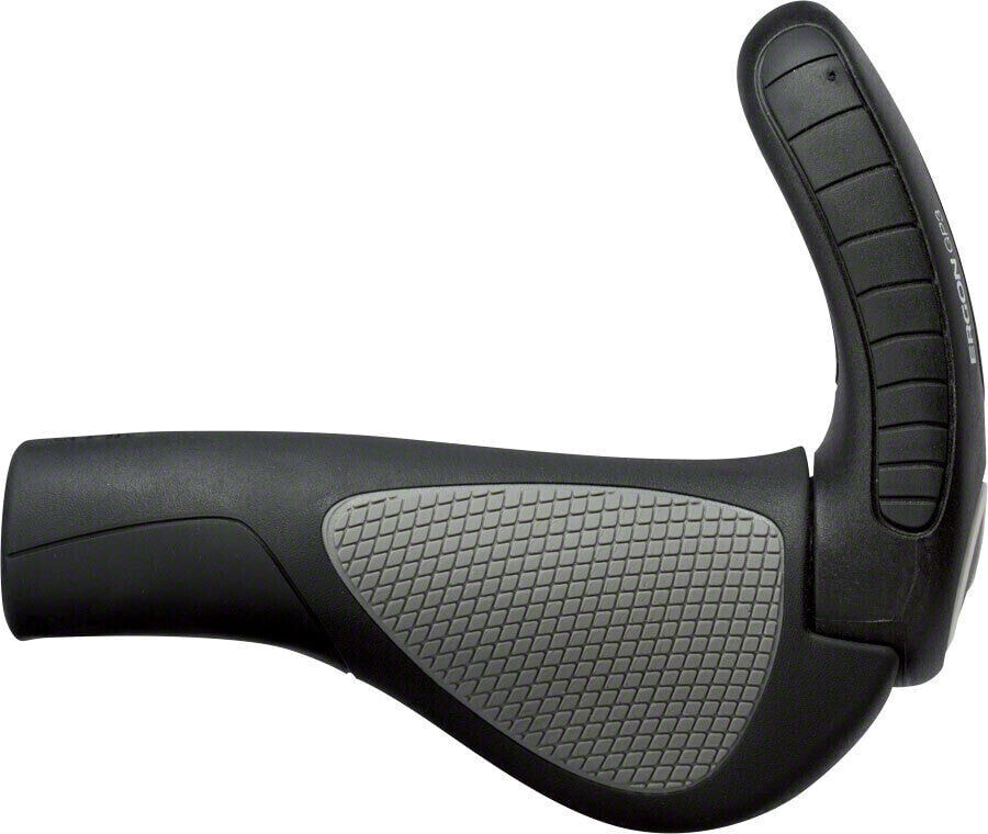 Ergon GP3 Grips - Black/Gray, Lock-On, Large