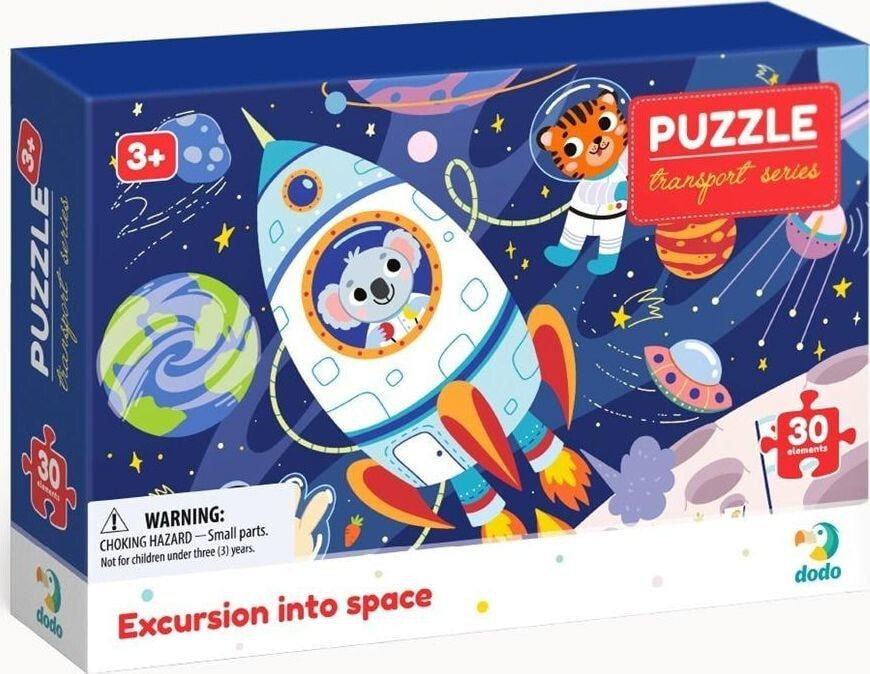 Пазл для детей Dodo Puzzle 30 Wyprawa w kosmos