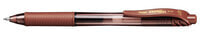 EnerGel X - Clip-on retractable pen - Brown - Brown - Plastic - 0.7 mm - Ambidextrous