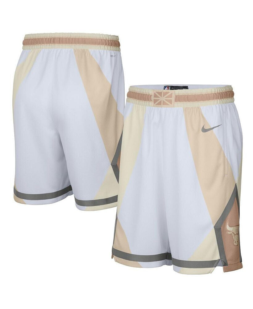 Nike men's White Chicago Bulls 2024/25 City Edition Swingman Shorts