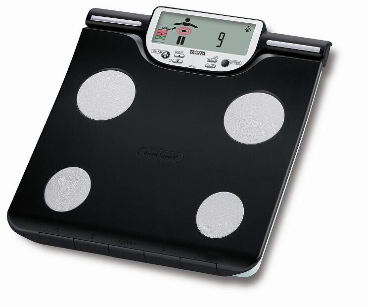 Personal digital scale Tanita BC-601 is an SD card slot and segmental analysis