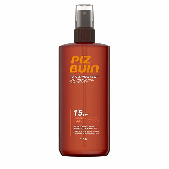 Piz Buin  Tan & Protect Sun Oil Spray SPF15  Масло ускоряющие процесс загара 150 мл