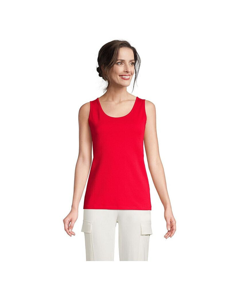 Lands' End women's Cotton Tank Top