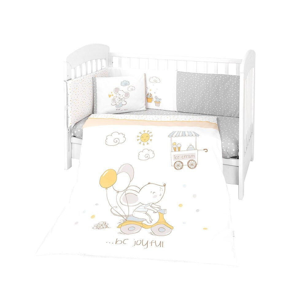 KIKKABOO 6 Pieces Bed 70/140 Cm Joyful Mice