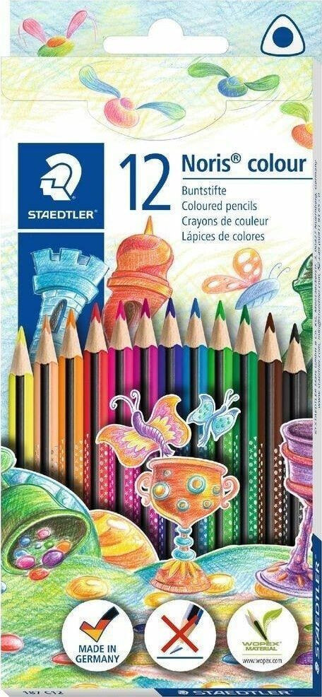 Staedtler Noris Color triangular crayons 12 colors STAEDTLER
