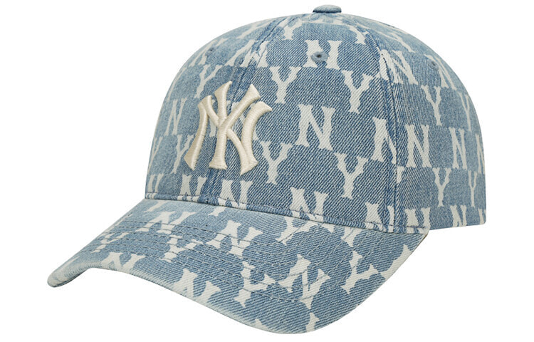 MLB 复古Logo刺绣 遮阳防晒 棒球帽 男女同款情侣款 蓝色 / Шапка MLB Cap 32CPDM011-50U