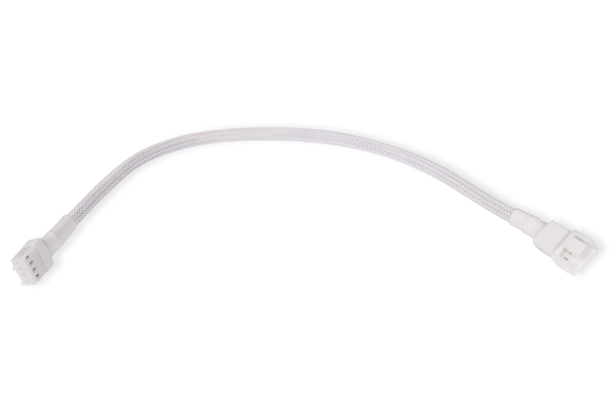 Alphacool Lüfterkabel 4-Pin auf Verlängerung 30cm weiß