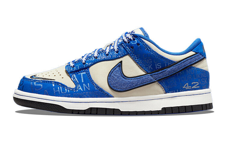 Nike Dunk Low Jackie Robinson 罗宾逊 75周年 复古休闲 轻便 低帮 板鞋 GS 蓝色 / Кроссовки Nike Dunk Low Jackie Robinson 75 GS DV2203-400