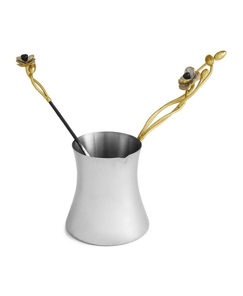 Michael Aram anemone Large Coffee Pot with Spoon